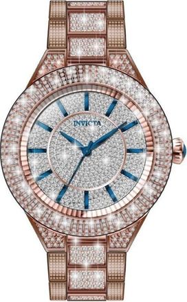 Invicta Specialty Quartz Crystal Silver Dial Ladies Watch 49926