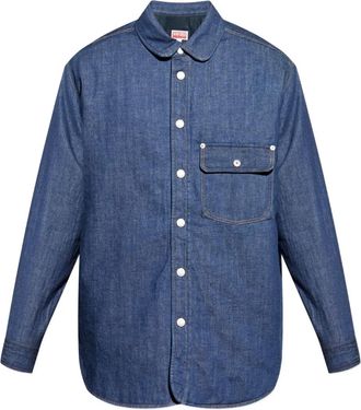 Kenzo Camicia con tasche - Blu