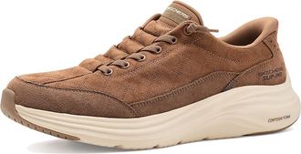 Skechers Contour Foam Cozy Fit Calvoro Hands-Free Slip-Ins Mens Shoes Chestnut : 11.5 D - Medium, Suede/Synthetic