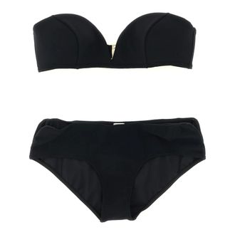 Zimmermann Wanderlust Curve Bikini - female - Zimmermann - Bikinis - Black - XS - Swimwear