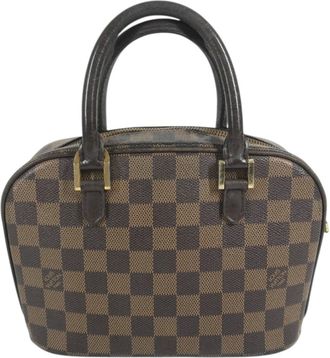 Louis Vuitton Brown Ebene Damier Canvas Handbag Tote Bag (Pre-Owned)
