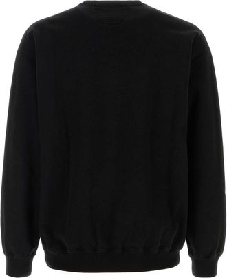 Yohji Yamamoto Mens Shirt Sweatshirt Black Cotton Sweater