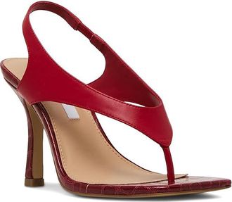 Steve Madden Improv Womens Sandals Red Leather : 8.5 M, Synthetic