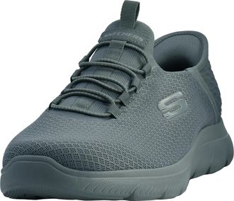 Skechers Mens Summits High Range Slip-in Sneakers, Grey, 11.5 X-Wide