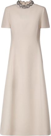 Valentino Garavani Crepe Couture Midi Dress