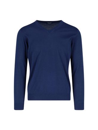 Drumohr V-Neck Sweater - Navy
