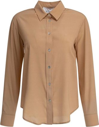 Sleep No More Camicia in Seta con Bottoni - - Blouses & Shirts - Donna - Beige - L