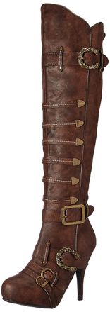 Ellie Shoes Womens 421-rumi Fashion Boot, Brown, 5 UK