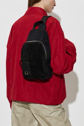 Loewe Flex Single-shoulder Backpack, Mens, Black