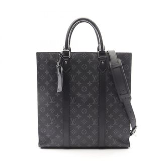 Louis Vuitton Black Coated Canvas Monogram Eclipse Pvc Leather Handbag Tote Bag (Pre-Owned)