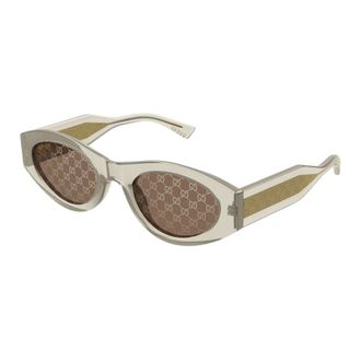 Gucci Pantos Sunglasses - female - Gucci - Sunglasses - Yellow - 52 MM - Accessories