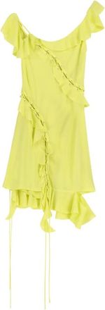 Acne Studios Short Kleedjes - Dames - Korte kleedjes - Groen - XS - Polyester - Kleedjes