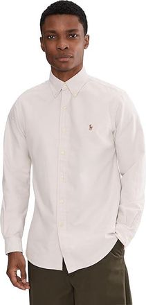 Polo Ralph Lauren The Iconic Oxford Shirt Mens Clothing Basic Sand : 2XL, Cotton