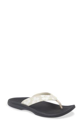 Olukai Ohana Flip Flop in Tapa /Pua at Nordstrom, Size 11
