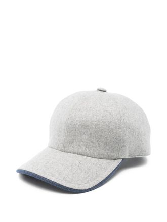 Barba felt baseball cap - Grey