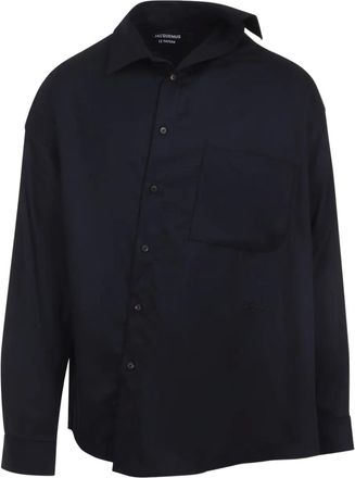 Jacquemus Camicia asimmetrica - Blu