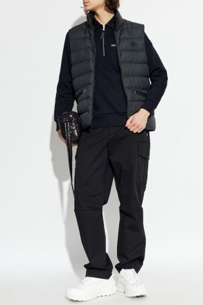 Moncler Puffer Vest Treompan, Mens, Black