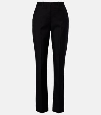 Givenchy Pantaloni slim in lana a righe