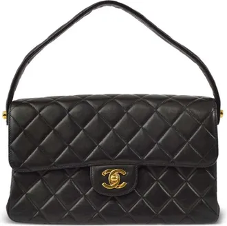 Chanel 1997 Double Sided handbag - women - Lambskin - One Size - Black