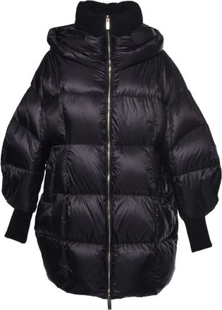 Baldinini Chaqueta de Plumas de Lana y Nailon - Coats - Mujer - Negro - S