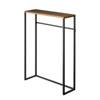 Yamazaki Tableware Metal & Wood Entryway Console - 60 Cm Wide in Black