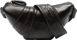 Christophe Lemaire Small Croissant Bag In Leather