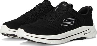 Skechers Go Walk 8 Britt Womens Walking Shoes Black/White : 8.5 B - Medium, Synthetic
