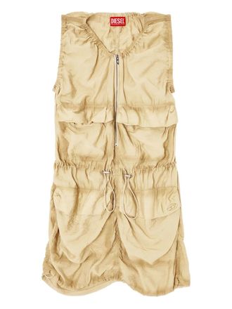Diesel D-Resden mini-jurk - Beige