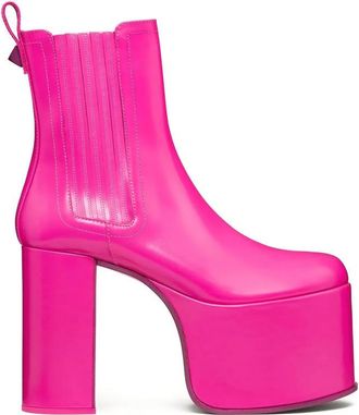 Valentino Ladies Pink Boots, US Size 8