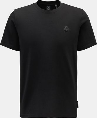 Moose Knuckles Men - Crew neck T-shirt Crescent Tee black