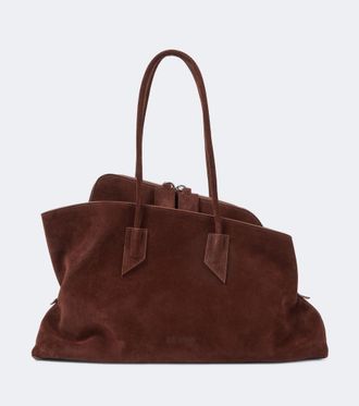 The Attico La Passeggiata Medium suede tote bag
