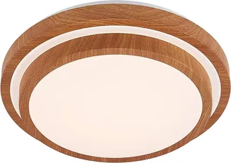 Lindby L&aacute;mpara De Techo Led vaako En Marr&oacute;n Pl&aacute;stico - Lindby