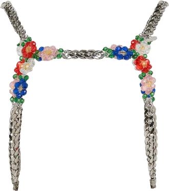 Comme Des Gar&ccedil;ons Beads X schakelbretels - Zilver