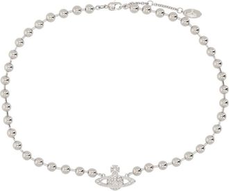 Vivienne Westwood Choker With Orb Pendant-Donna