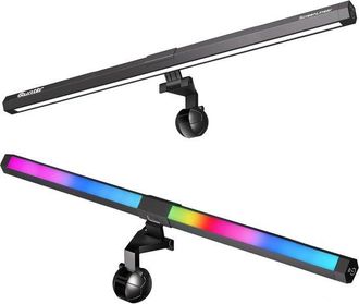 OEM L&aacute;mpara De Escritorio Led Rgb Ajustable Para Monitor - 15 Colores, Usb, Protecci&oacute;n Ocular