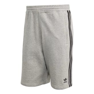 adidas Adicolor 3-Stripes Shorts Asia Sizing Medium Grey Heather Black JY1381