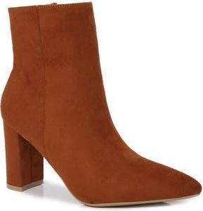 Berness Sara Block Heel Bootie in Camel at Nordstrom Rack, Size 6.5