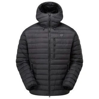 Mountain Equipment Earthrise Hooded Jacket Daunenjacke f&uuml;r Herren | schwarz/grau