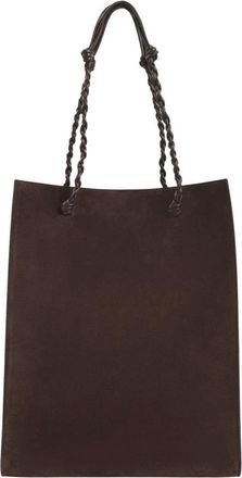 Jil Sander Tassen, Dames, Bruin, ONE Size, Leer, Tangle Tote