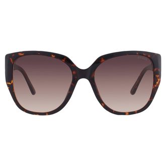 Guess Brown Gradient Butterfly Ladies Sunglasses GF00040 52F 56