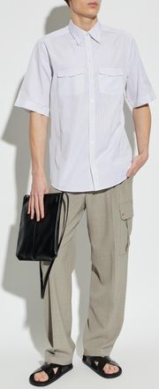 Dolce & Gabbana Shirt With Stripe Pattern, Mens, White