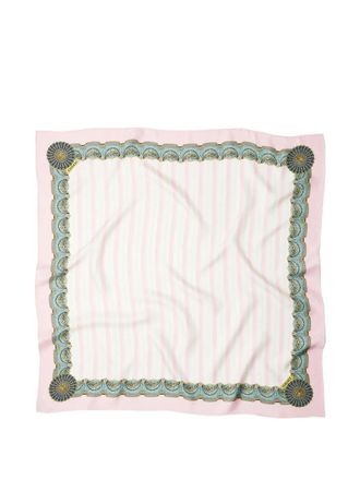 Versace Scarf 90X90 Silk Twill Bio Print The Encore