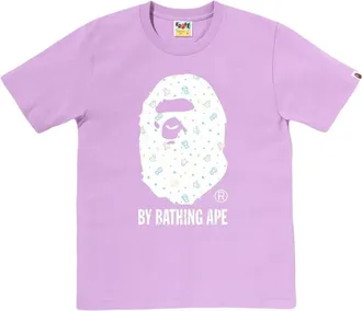 A Bathing Ape (WMNS) A Bathing Ape x Lisa Milo STA Pattern T-Shirt Pink 0ZXTEW029102R-PNK