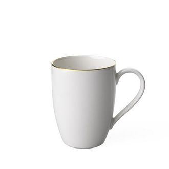 Villeroy & Boch Anmut Gold Mug in White at Nordstrom