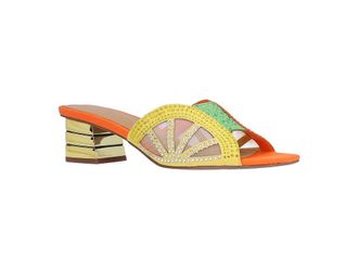 J. Reneé Lemon8 Womens Sandals Lime/Yellow/Orange : 9.5 M (B), Satin