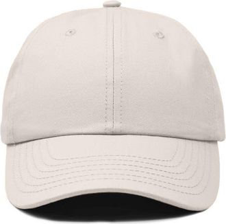 Dalix Classic Cotton Dad Cap in Beige at Nordstrom