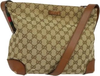 Gucci Pre-owned Tela borse-gucci - - Pre-owned - Donna - Beige - ONE SIZE