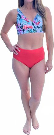 Jantzen Solid Swimwear Bottoms In Red