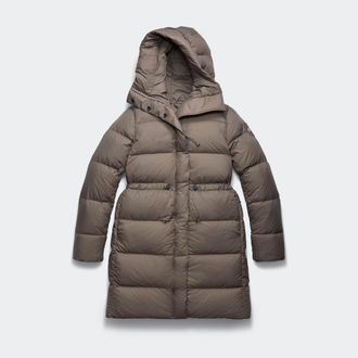 Canada Goose Montgomery Coat Tonal Label (Women, Taupe Grey, XS)
