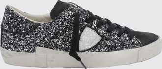 Philippe Model Sneakers Prsx basse bicolore in pelle di vitello con scudetto